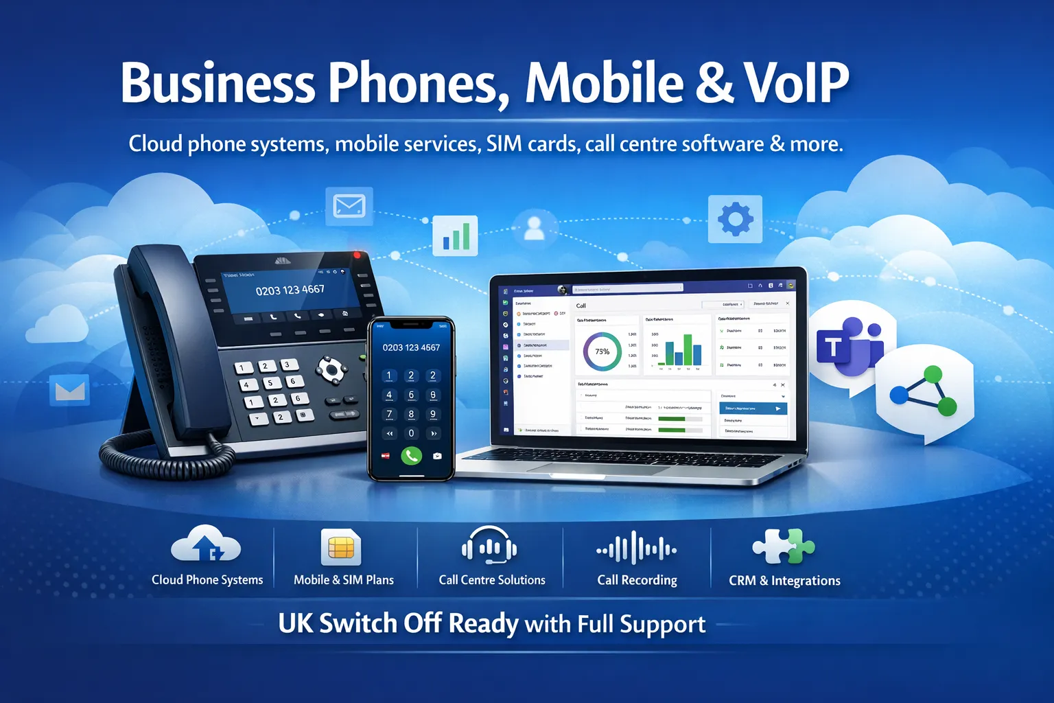 Business Phone Systems, VoIP, Mobile and IoT Solutions