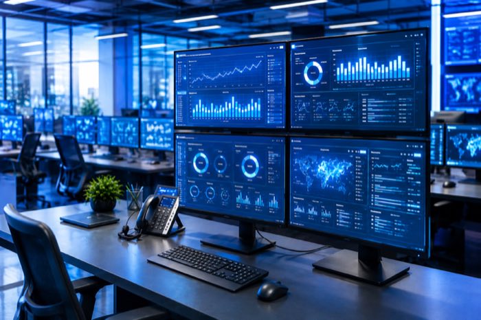 Call Centre Software - dashboards with real-time metrics and analytics